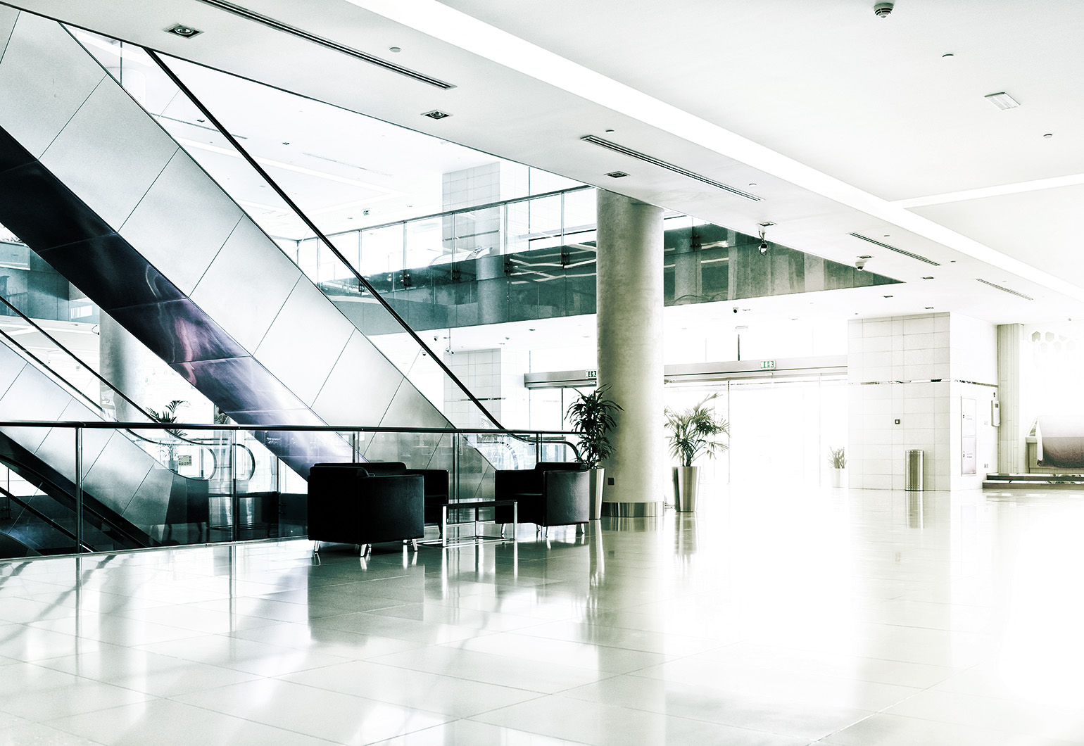 Shopping mall interior